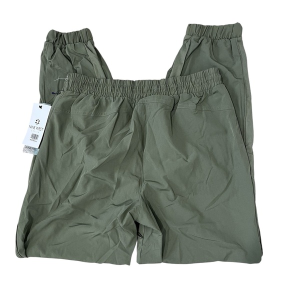Nine West Olive Green Jogger Pants - Lightweight Active Trousers Medium - Picture 4 of 7